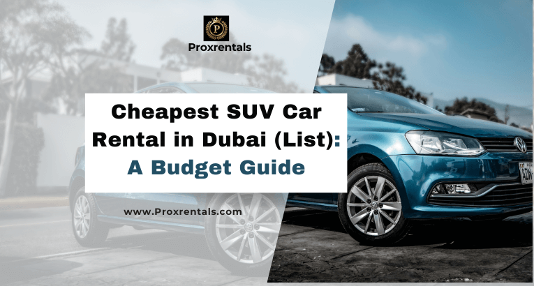 Cheapest SUV Car Rental
