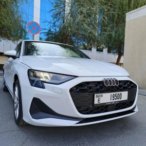 Audi A3 2026, White for rent in Dubai, photo 1