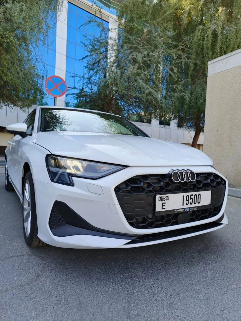 Audi A3 2026, White for rent in Dubai, photo 1