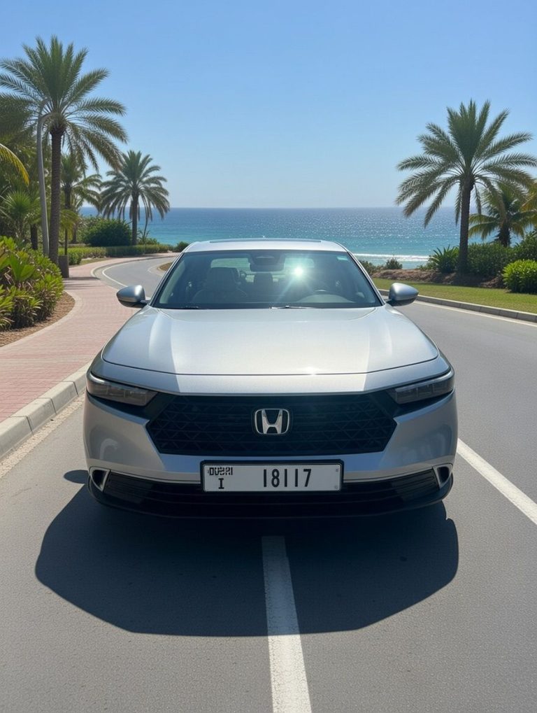 Honda Accord 2025, Silver for rent in Dubai, photo 1