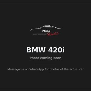 BMW 420i — photo coming soon. Prox Rentals, Dubai.