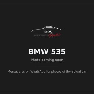 BMW 535 — photo coming soon. Prox Rentals, Dubai.